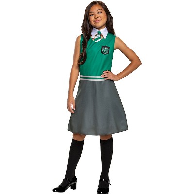 Disguise Girls' Classic Harry Potter Slytherin Dress Costume