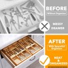 SpaceAid® Bamboo Silverware Drawer Organizer with Labels (9 Slots) - 2 of 4