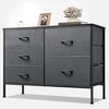 Dresser with 5 Drawers, Wide Fabric Chest with Drawer Organizers for Bedroom, Closet, Hallway - 2 of 4