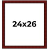 PosterPalooza | Weathered Red Picture Frame - UV Acrylic, Foam Board Backing, Hanging Hardware - 2 of 4