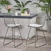 Coolbibila-Set Of 2 Barstool, Bar Chair High For Outdoor, Bar Chair Stool With Water-Resistant Cushions, Bar Chair With Back - 3 of 4