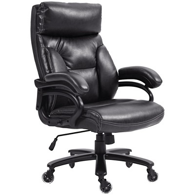 Vinsetto 400lbs Executive Office Chair For Big And Tall, Pu Leather