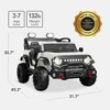 Best Choice Products Kids 24V 2-Seater Electric Ride-On Car Truck w/ Parent Control, Bluetooth, LED Lights - 2 of 4