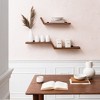 MH London Penny 36" Set of 2 Wall Mounted Shelves Mango Wood in Walnut - 2 of 4