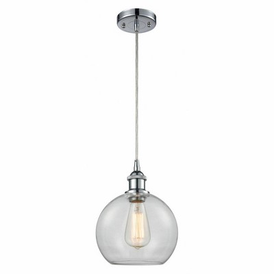 Athens - 1 Light Mini Pendant In Industrial Style-10 Inches Tall and 8 Inches Wide