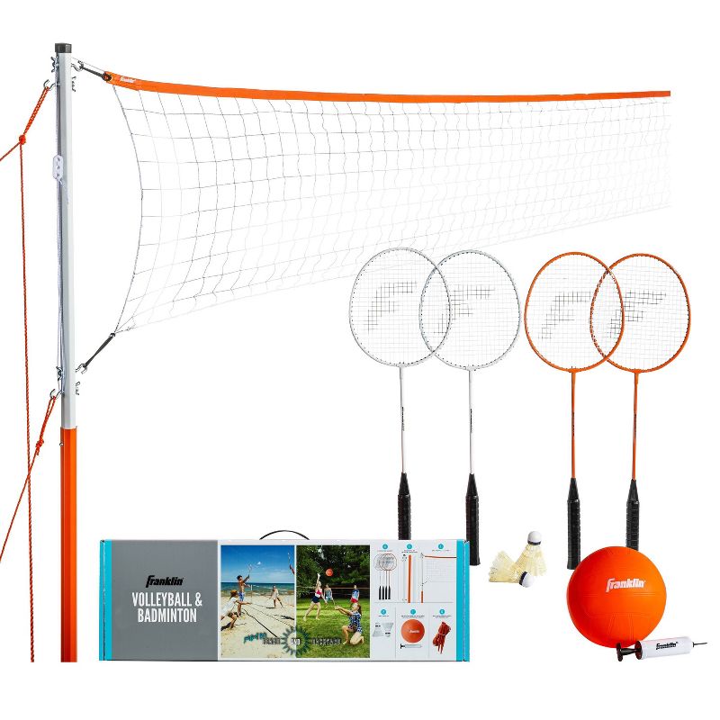 Franklin Sports Starter Badminton & Volleyball Set, 1 of 4