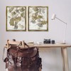 Stupell Industries Rustic Gingko Leaves, 31" x 25" - 2 of 4