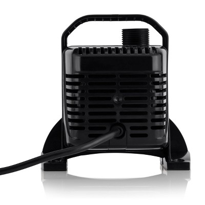 Black Submersible Water Pump with 33' Cord for Fountains & Ponds