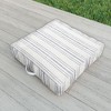 Holli Zollinger AEGEAN MULTI STRIPE Outdoor Floor Cushion - Deny Designs - 2 of 2