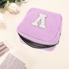 Unique Bargains Letter V Pattern Makeup Bag 1 Pc - 3 of 4
