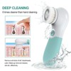 Attop Electric Facial Cleansing Brush - 3 Brush Heads & 2 Speeds for Deep Cleaning, Blackhead Removal & Massage (Pink/White) - 3 of 4