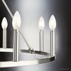 Urban Ambiance Luxury Modern Farmhouse Indoor Chandelier,  26-1/2''H x 35-1/2"W x 35-1/2''D,  Brushed Nickel Finish, UHP4603 - 4 of 4