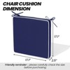 Crestlive Products Outdoor Chair Cushions Set of 2 Fade Resistant - 2 of 4