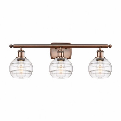 Rochester - 3 Light Bath Vanity In Industrial Style-8.88 Inches Tall and 25.88 Inches Wide