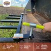 Field Tuff 21" Working Length Heavy-Duty Debris Forks for Skid Loader or Tractor with Clamp-On Design, 2500 lb. Capacity, Set of 5 Forks, Black - 2 of 4