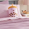 Boba Light-Up Stuffed Plush Kids' Throw Pillow Purple - Pillowfort™ - 2 of 4