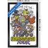 Trends International Netflix The Electric State - Exclusion Zone Tour By DJ Javier Framed Wall Poster Prints Black Framed Version 14.725" x 22.375" - 3 of 4
