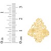 10k Yellow Gold 21mm Dotted Openwork Filigree Ring - 4 of 4