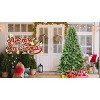 Racxily 7.5ft Artificial Christmas Tree:Pre-Lit (560 Lights) & Pre-Decorated (Frosted Pine,Cones, Berries),Perfect for Home/Office/Holiday Parties - 4 of 4