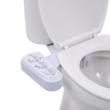 vidaXL Bidet Toilet Seat Attachment Hot Cold Water Dual Nozzles - 2 of 4
