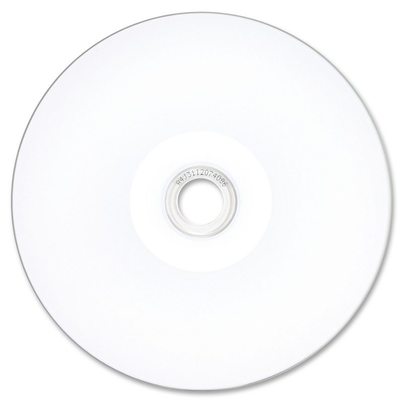 Verbatim CD-R 700MB 52X White Inkjet Printable, Hub Printable - 100pk Spindle - Printable - Inkjet Printable, 2 of 3