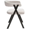 Izzy Chenille Dining Chair - KNT7067 - Grey/Black - Safavieh Couture - 3 of 4