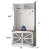 1SET Particle Board Coat Rack - Durable, Space-Saving, Easy Assembly, Modern Design, Sturdy Construction - 2 of 4