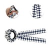 Unique Bargains Elegant Square Sequin Bow Ribbon Hair Elastic Band 1 Pc - 3 of 4