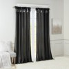 DSVIMOY Curtain Panels, Twist Tab Lined Window Curtain Panel for Living Room, Bedroom, Black, 95"*50"*0.13" - 3 of 4