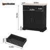 Kitchen Storage Cabinet,Modern Buffet Cabinet with Storage, Coffee Bar with 2 Drawers and 2 Doors,Floor Sideboard Buffet for Living Room, Dining Room - 3 of 4