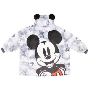 Disney Mickey Mouse Kids One Size Oversized Pullover Sweater Blanket Hoodie - White, One Size - 1 of 2
