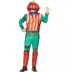 Fortnite Tomato Head Adult Costume, X-Large (46-48)