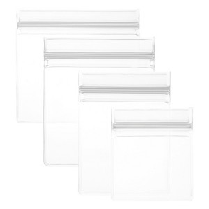 Unique Bargains Anti-Tarnish Jewelry Bag for Packaging Earrings, Rings, 60 Pcs 4 Sizes - 1 of 3