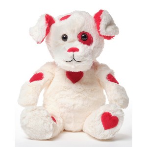 Bearington Patches of Love Valentines Stuffed Animal, 6 Inch Valentines Stuffed Dog, Ideal for Valentine Day Gifts for Kids - 1 of 4