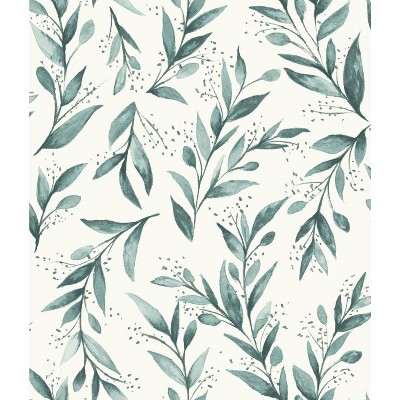 RoomMates Olive Branch Magnolia Home Wallpaper Green