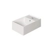ALFI  Britannia Rectangular Wall Mount Basin with Right Single Hole Drill - 3 of 4