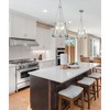 Prescott 3-Light Pendant - Modern Candelabra Style for Kitchen & Foyer, Dimmable, Damp Rated - 2 of 4