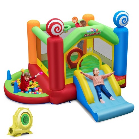 Costway Inflatable Bounce House Kids Jumping Playhouse Indoor & Outdoor  Without Blower : Target