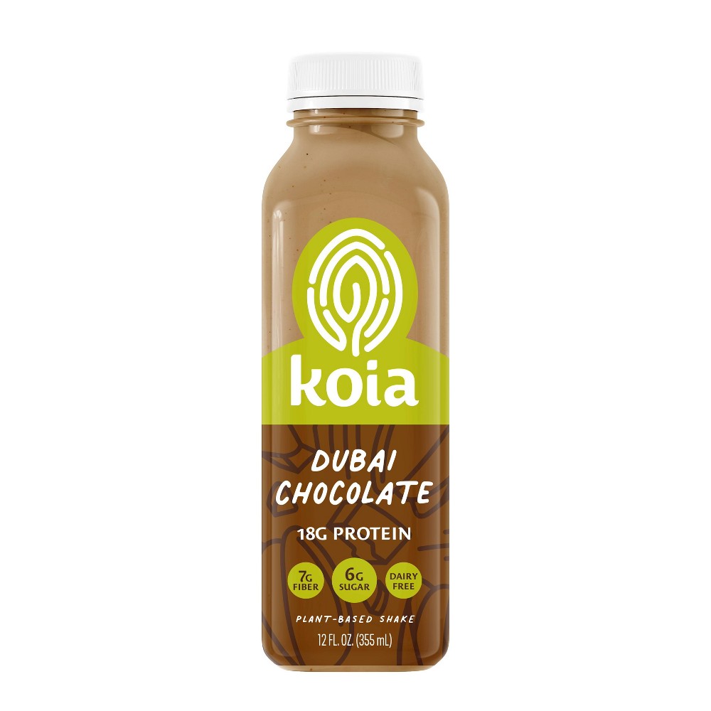 Koia Dubai Chocolate Plant-Based Protein Shake - 12 fl oz