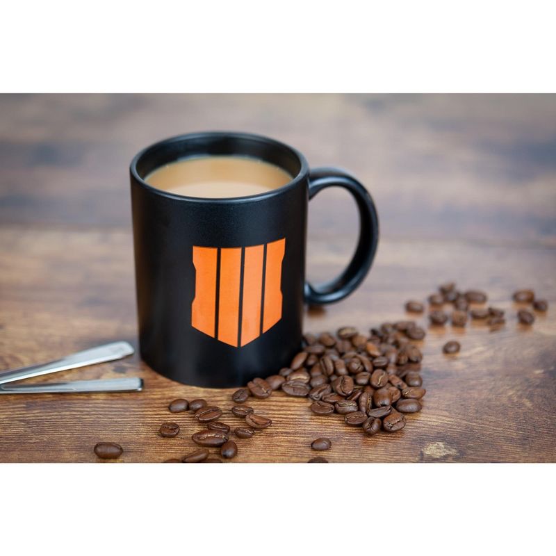 Exquisite Gaming Call of Duty: Black Ops 4 Shield Icon Ceramic Coffee Mug | Holds 12 Ounces, 5 of 7