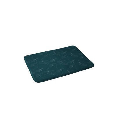 Gabriela Fuente Atlantic Memory Foam Bath Mat Teal - Deny Designs