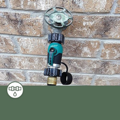 2wayz Heavy Duty Garden Hose Connector with Shut Off Valve