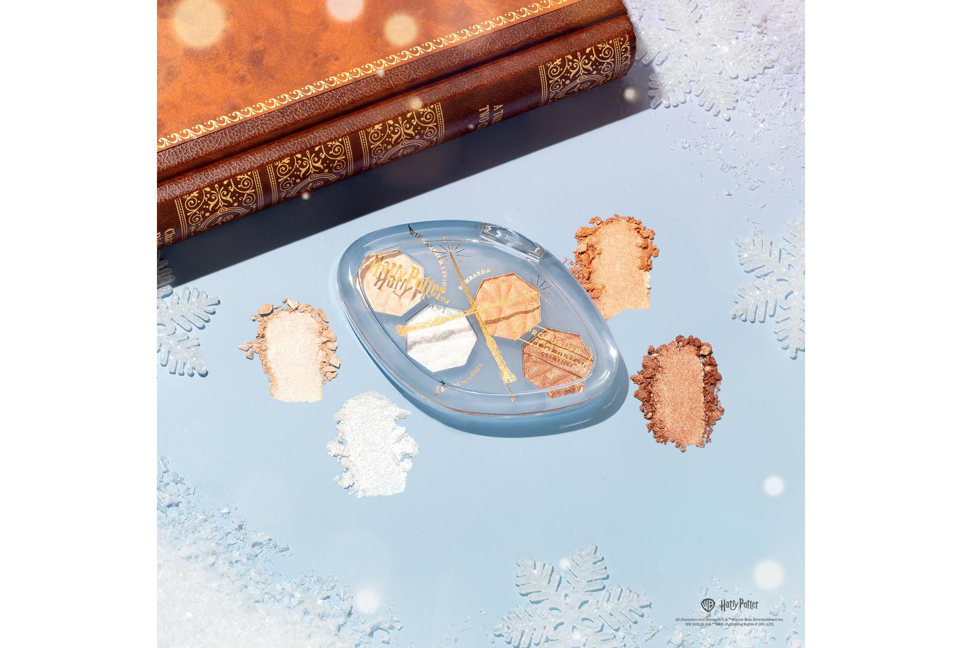 Profusion Cosmetics Harry Potter Holiday | Magical Charms Illuminating Highlighter Quad - 0.08 oz