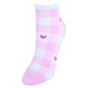CTM Women's Low Cut Heart Comfortable Socks (6 Pair Pack) - 2 of 4