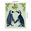 Amanti Art 23"x28" Penguins and Mistletoe by Fab Funky Framed Canvas Wall Art Print - 4 of 4