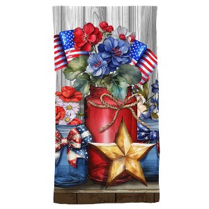 Briarwood Lane Spring Hand Towel 26x18 American Flowers For Spring Hand Towel - 1 of 3