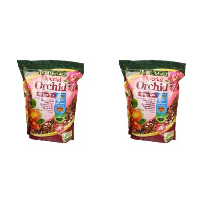 Sun Bulb Better-Gro Special Epiphytic Orchid Flower Potting Mix Garden Soil Growing Medium with Bark, Charcoal, and Sponge Rock, 4 Quarts (2 Pack)