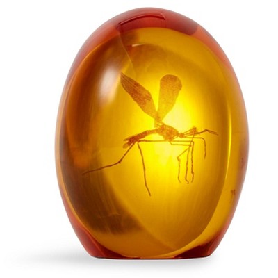 Surreal Entertainment Jurassic Park Mosquito In Amber Resin Paper Weight | Measures 3 Inches Tall