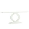 Resenkos Entryway Table, Console Sofa Table,59" Console Table, Wood Narrow Sofa Table with Double Arc Base White - 2 of 2