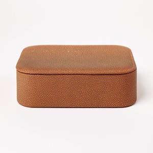 Shagreen Box with Lid - Threshold™ designed with Studio McGee - 1 of 4